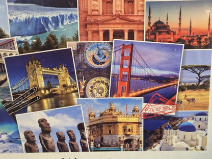 EUROGRAPHICS GLOBETROTTER BEAUTIFUL LANDMARKS OF THE WORLD 1000 PC PUZZLE USA