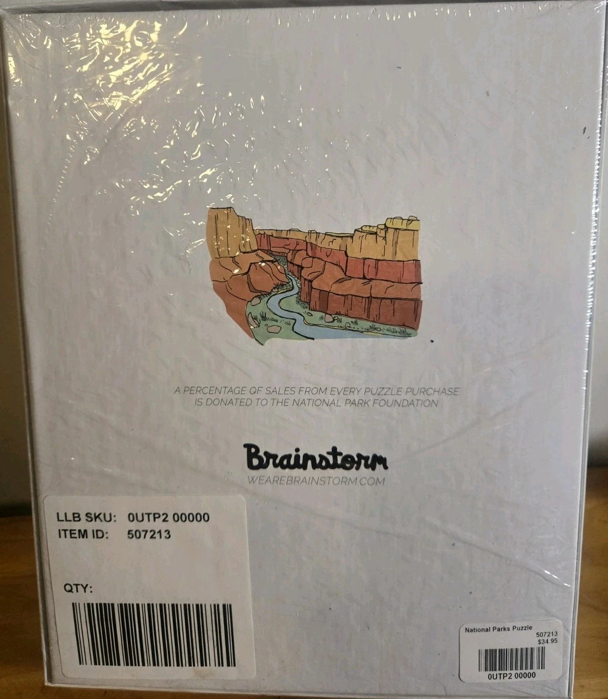 BRAINSTORM NATIONAL PARKS OF THE UNITED STATES OF AMERICA 500 PC JIGSAW PUZZLE