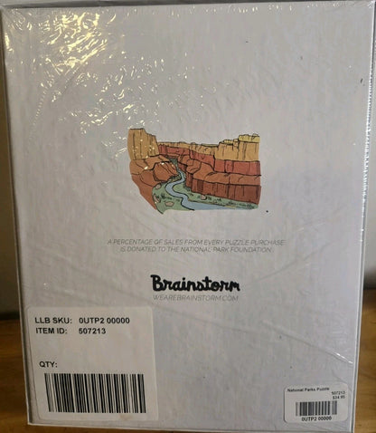 BRAINSTORM NATIONAL PARKS OF THE UNITED STATES OF AMERICA 500 PC JIGSAW PUZZLE