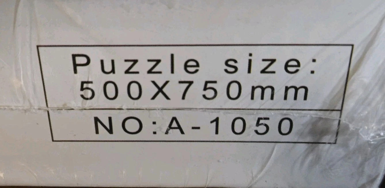 "THE SNOW IS WHITE" 1000 PC PUZZLE PRAIRIE WINTER SCENE W CHURCH PINE TREES BIRD