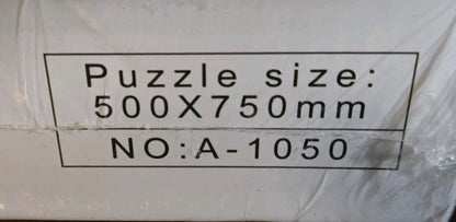 "THE SNOW IS WHITE" 1000 PC PUZZLE PRAIRIE WINTER SCENE W CHURCH PINE TREES BIRD