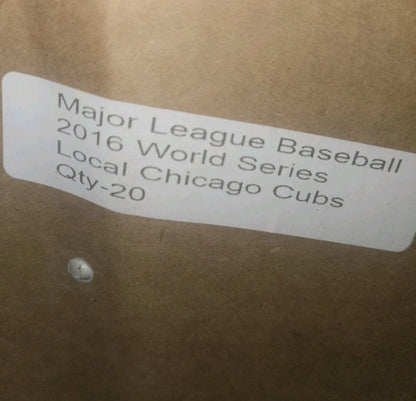 CHICAGO CUBS VS INDIANS MLB OFFICIAL 2016 WORLD SERIES PROGRAM CASE OF 20 UNOPEN