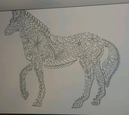 TOPIX MEDIA COLORS OF THE WILD VOL. 18 ADULT COLORING BOOK 47 ANIMAL PRINTS NEW