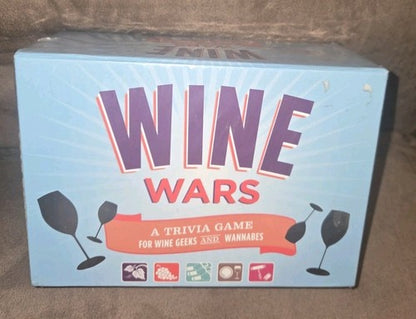 WINE WARS ADULT PARTY TRIVIA GAME FOR GEEKS AND WANNBES KNOWLEDGE GRAPE TO GLASS