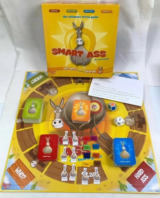 Smart Ass - Think Fast Fun Family Board Game University Games - Brand New Sealed