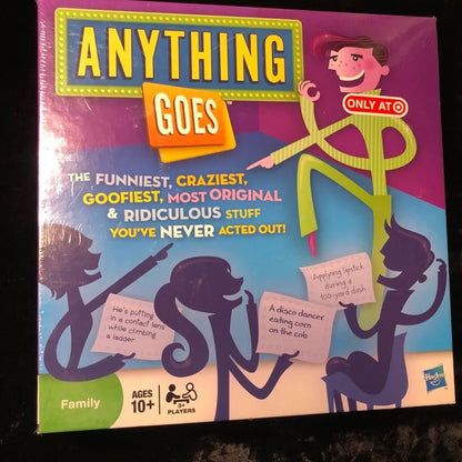 Share Anything Goes Board Game - Parker Brothers / Hasbro - New & Factory Sealed