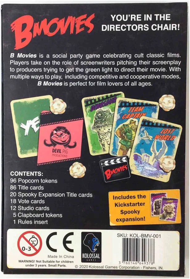 B Movies gelatinous tentacle invasion from the lost world social party game new