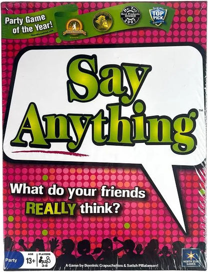 Say Anything See What Your Friends Will Say Party Game North Star 13+ New Sealed