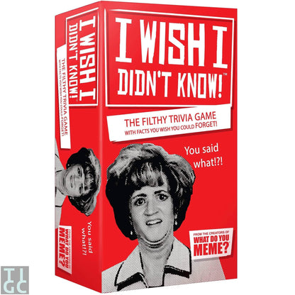 I WISH I DIDNT KNOW! ADULT FILTHY TRIVIA YOU'LL NEVER FORGET PARTY GAME 17+ NEW SEALED