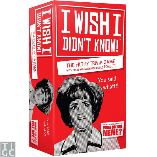 I WISH I DIDNT KNOW! ADULT FILTHY TRIVIA YOU'LL NEVER FORGET PARTY GAME 17+ NEW SEALED